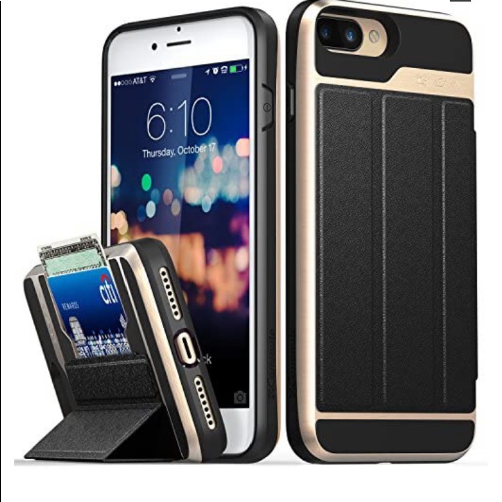 New in box, iPhone 7/8 plus cover plus wallet.